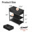 Reggis 24'' End Table with Power Outlets & USB, Side Table with Drawer and 2 Shelves, Farmhouse Side Table for Small Spaces, End Table With Drawer For Living Room, Bedroom-1321160887