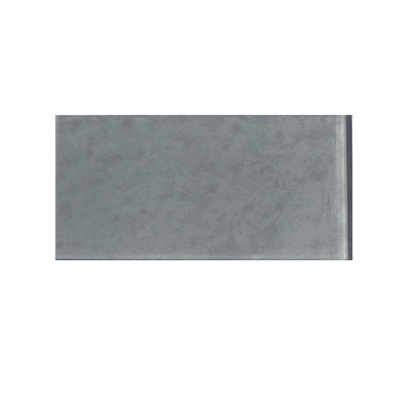 Carrelage mural de cuisine et de salle de bain style bord droit en verre de qualité diamant Forever 3 po x 6 po Forever