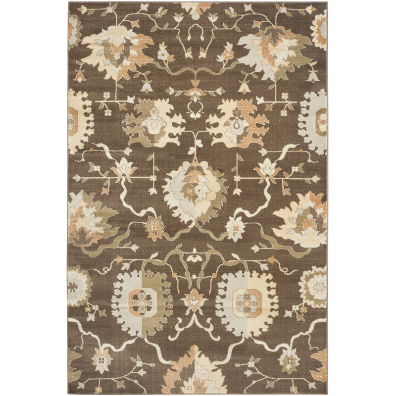 Albina Performance Floral Rug, Rectangle 9' x 12'