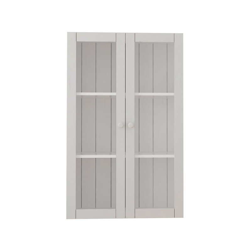 Anita Glass doors 2 pcs. White Lacquer, White Lacquer