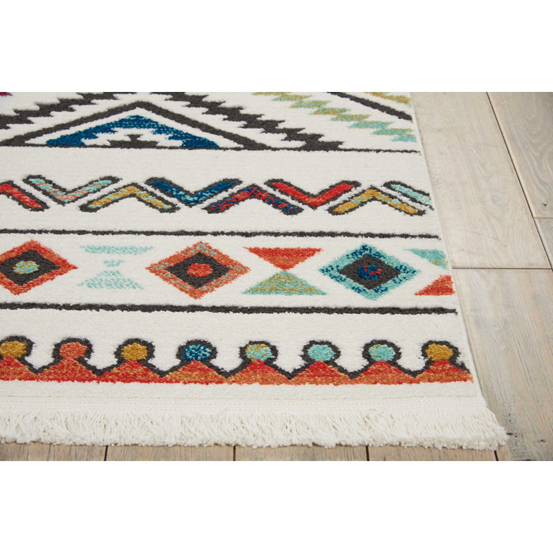 Southwestern Indoor Rug, Rectangle 6'7" x 9'7"
