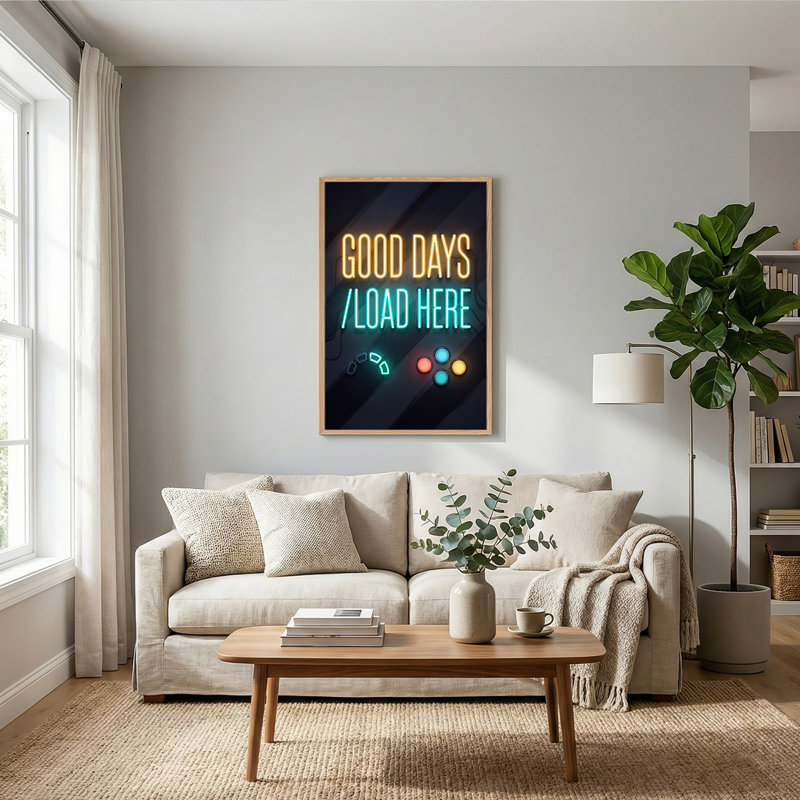 Art mural sur toile Good Good, H 48 po x l 36 po