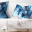 Coussin «Woman with Snow Splash» - Portrait imprimé