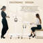 Bureau d'ordinateur portable blanc ergomaker-461233268
