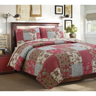 Rosalie Cotton Patchwork Quilt