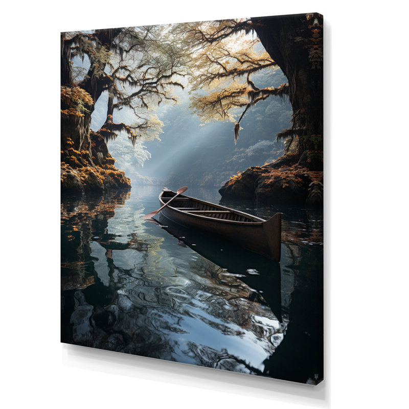 Contemplation hivernale hivernale, H 44 po x l 34 po x P 1,5 po, Toile tendue