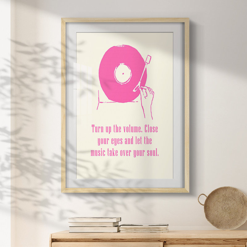 Sweet Melody III - impression encadrée, Naturel, H 28,5 po x l 20,5 po