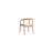 Modern Scandinavian Chair, Natural Beech Wood, 19.7 x 27.6 x 20.9 inches | Soft Teddy Fabric Upholstery | Stylish & Comfortable Design for Home or Office | Durable & Eco-Friendly Materials