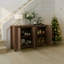 Buffet armoire de rangement pour salle à manger, cuisine, buffet 4 portes en bois avec 4 compartiments-115163526