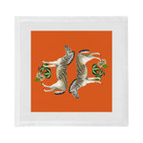 Zebra Seeing Double Cotton Sateen Dinner Napkins