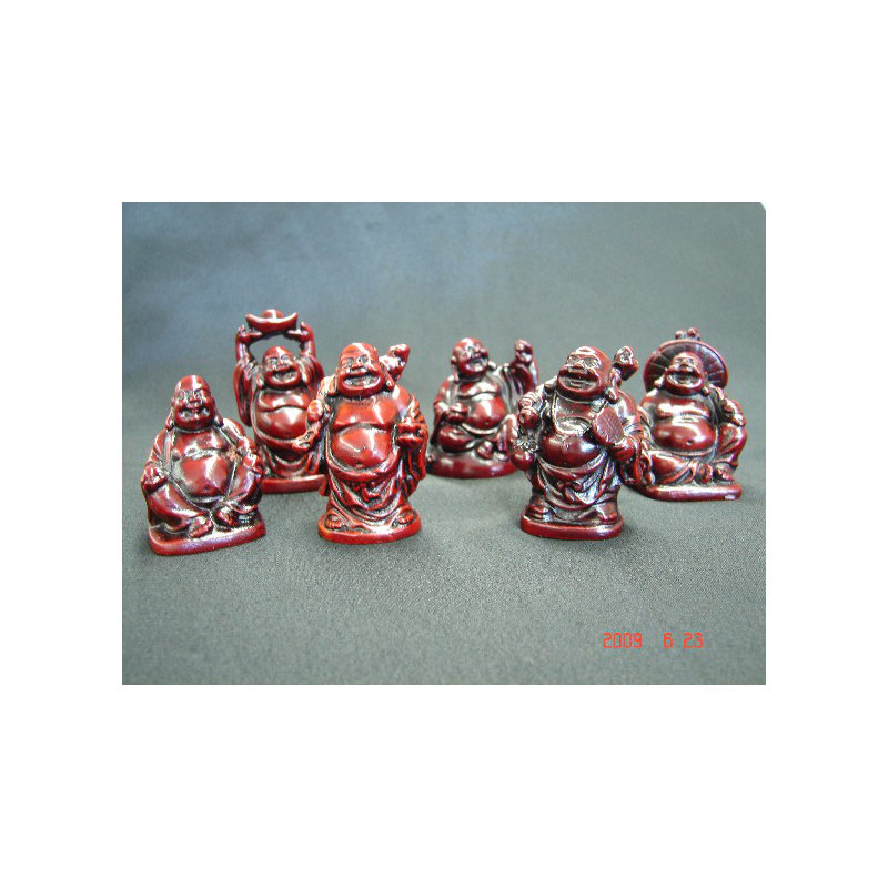 Ensemble de 6 figurines de petit Bouddha