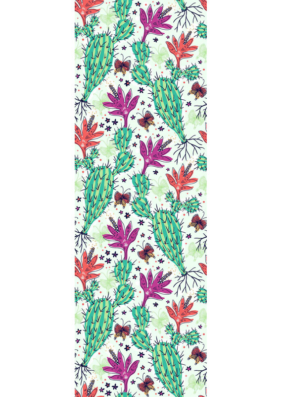 Rouleau de papier peint amovible à cactus de L 4,17 pi x l 25 po Bellamy, L 8,33 pi x l 25 po