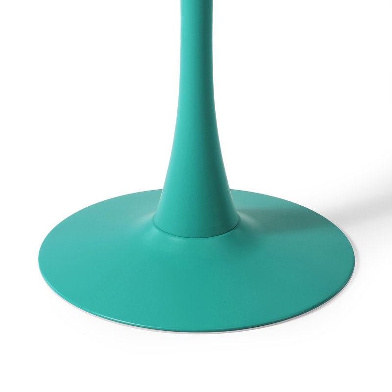 2-Person Outdoor Round Dining Set, 28.5" H x 23.5" W x 23.5" D, 2, Teal