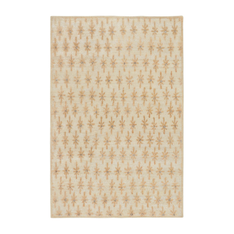 Handmade Silk Geometric Area Rug