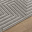 Syier In- & Outdoor Scandi Modern Grey Area Rug-538902540