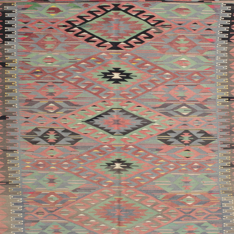 Aliziah Oriental Indoor Rug, Square 8'