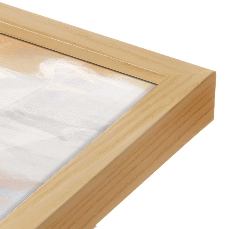 Reproduction d'art «Mute Sunset» par Kamdon Kreations, L 40 x H 30, Tanné, Impression encadrée