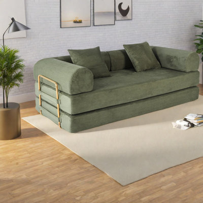Space-saving Sofa Bed, Memory Foam Fabric For Modern Apartments