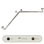 Tringle de rideau d'angle simple réglable 1 "Kailua