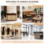 Bureau d'accueil vintage avec rangement, comptoir multifonctionnel pour bureaux, commerces, entreprises et zone d'enregistrement-1139258190-1288445560