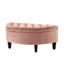 Rangement demi-cercle capitonné noir 44 po Venne-167025550