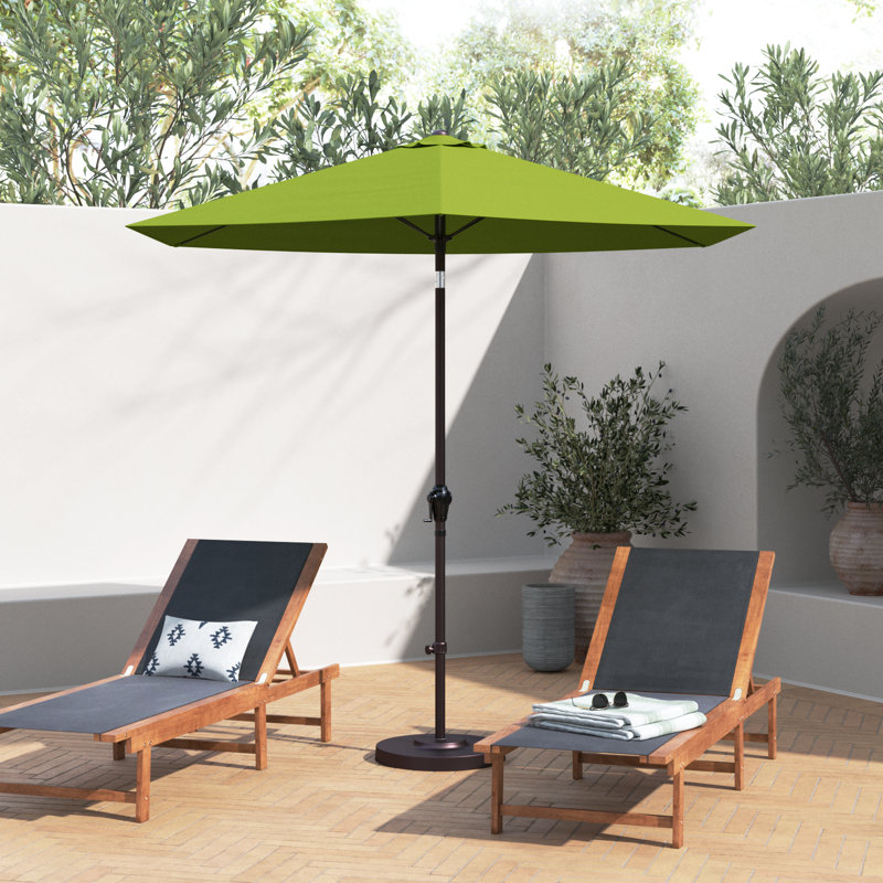 Parasol de marché 9 pi Astraea, Vert lime - polyester