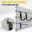 Slatwall Panel 8' X 4' PVC Heavy Duty Garage Organizing System-1950950091