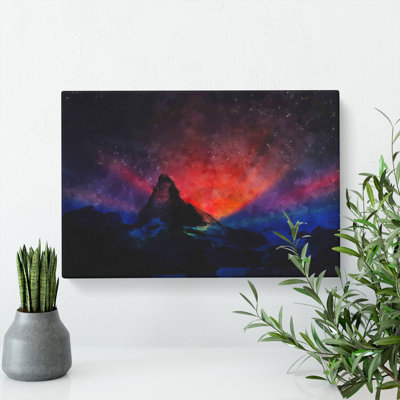 Matterhorn Mountain Vol.2 Painting - Wrapped Canvas