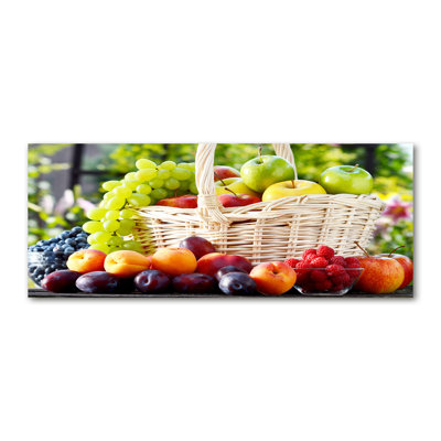 Fruit Basket - Wrapped Canvas Print