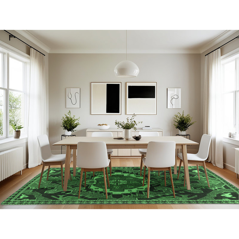 Amreeta Performance Oriental Indoor Rug, Rectangle 7' x 10'