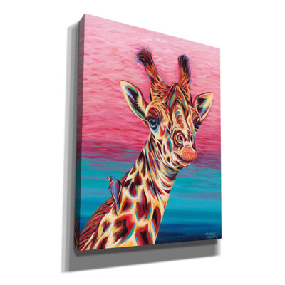 «Sky High Giraffe I» par - impression sur toile tendue