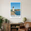Donaghadee Lighthouse, Northern Ireland - Harbourside Romance Travel Poster. Giclee Print On Wrapped Canvas. Wall Art, Home Decor - Coastal & Maritime, Northern Ireland - Wrapped Canvas Print-1645514175