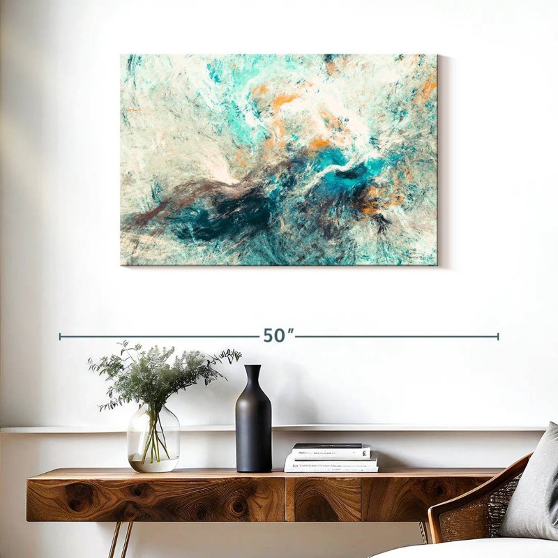 Avery Soft Color Abstract, 24" H x 36" W