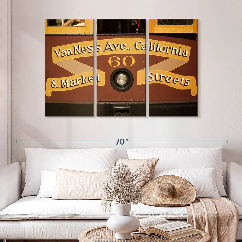 Retro Cable Car, 32" H x 50" W