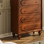 Coffre d'appoint en bois massif exquis simple.-107263799