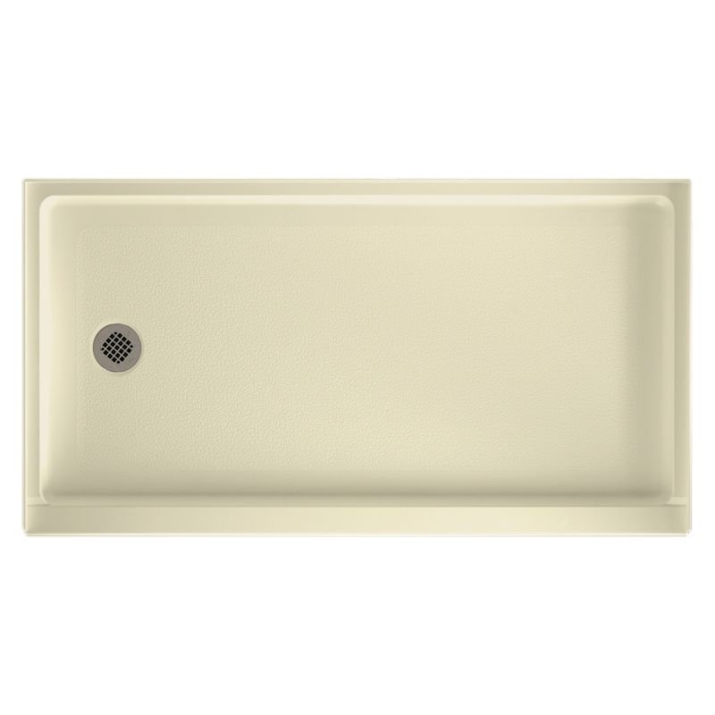 Base de douche 32" x 60" à simple seuil veritek, Blanc, Côté droit