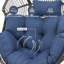 Fauteuil pivotant avec coussin et repose-pieds Swing-420895867-420895866
