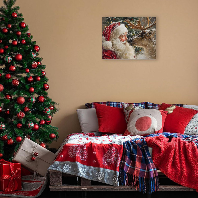 Snowy Christmas Santa