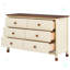 Ensemble de chambre à coucher avec lit plateforme double avec table de chevet et commode de rangement-88097113-88097114