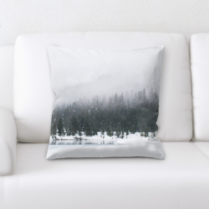 Microsuede Reversible Throw Pillow