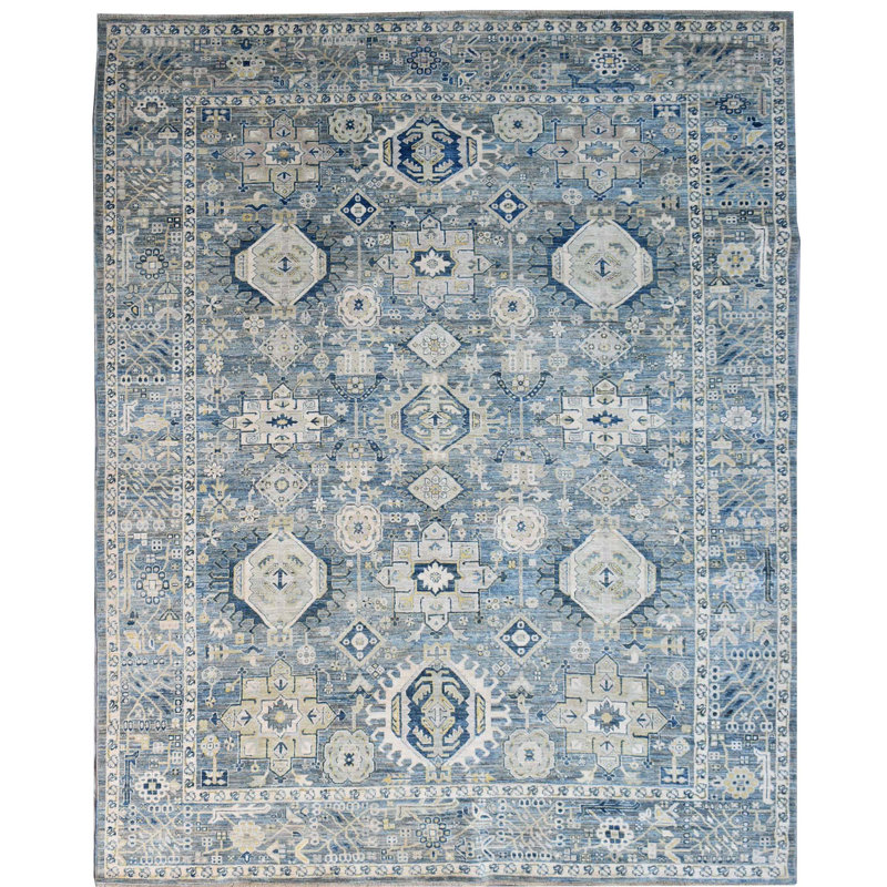 New Afghani Karaja Wool On Cotton 8Ft9inx11ft8in
