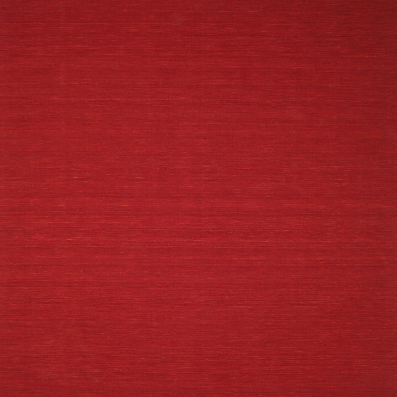 Tapis de zone rouge contemporaine, Carré 6 pi x 6 pi