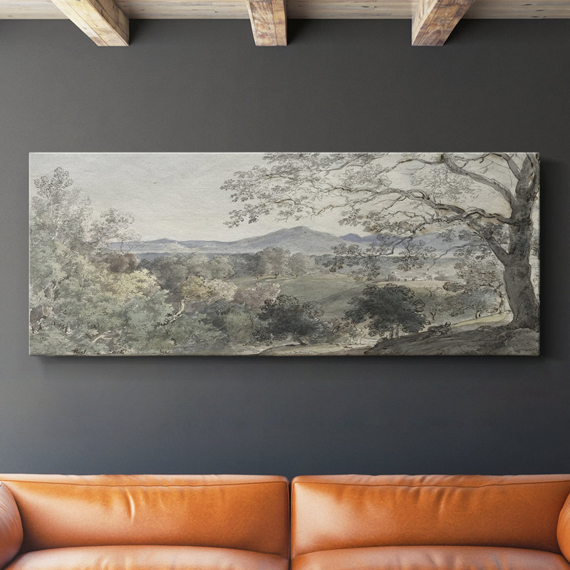 Série paysage - DLX - Toile tendue avec châssis - Prêt à accrocher, H 20 po x l 50 po