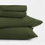 Ensemble de draps des Fêtes, motif de Noël vert pin, literie pleine grandeur-116478668-116478675
