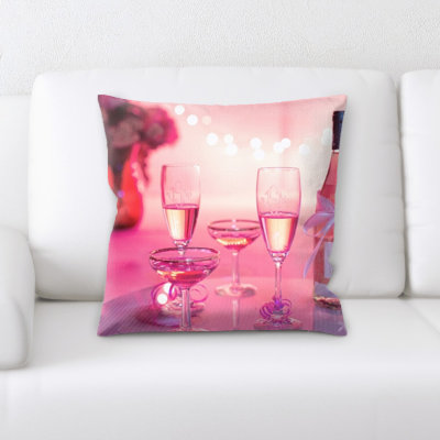 Anglo Wine Throw Pillow