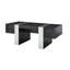 Bureau de direction Nero avec plateau en verre – Noir-1096946856