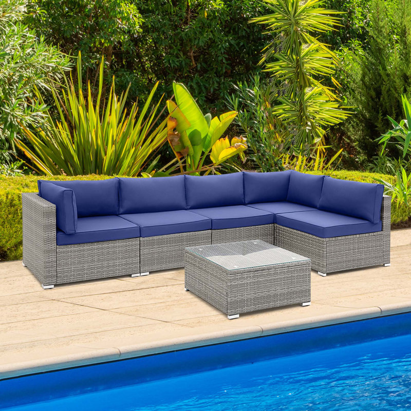5 - Person Seating Group with Cushions