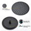 Matte Black 10" Shower Head With Rain And Handheld, Brass Build For Superior Showering Pair: A Relaxing Bath Experience-129471713