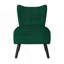 Chaise d'appoint de style unique, chaise rembourrée avec dossier capitonné, chaise de lecture-913883935
