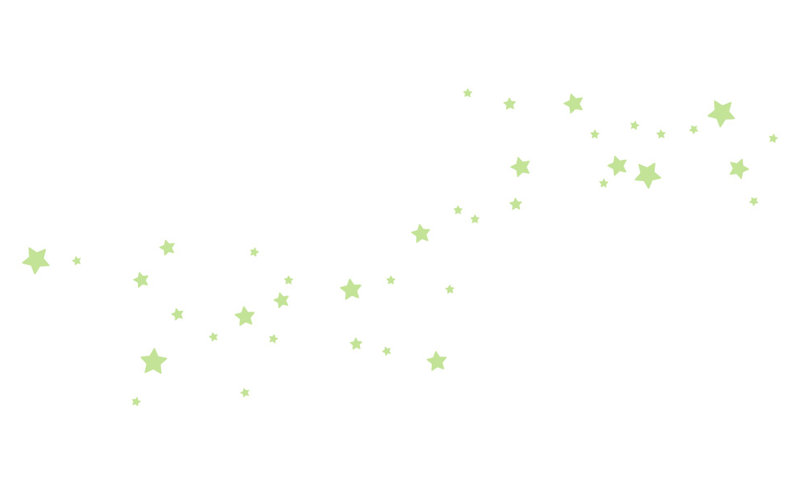 Décalcomanie murale en forme de lait galaxie, H 29 po x l 70 po x P 0,01 po, Tarte à la lime